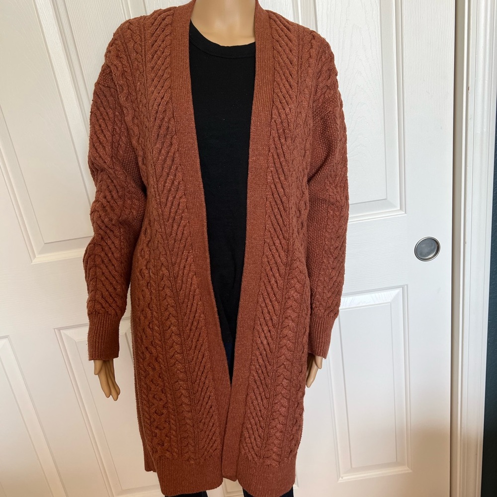 Nili Lotan for Target Rust Cardigan